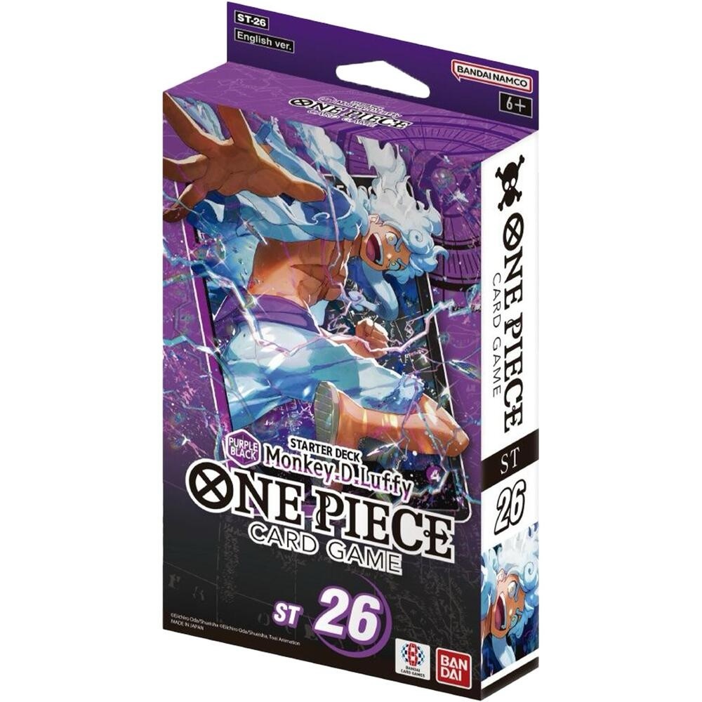 One Piece PURPLE/BLACK Monkey.D.Luffy - Starter Deck 26 NEW (ST-26)